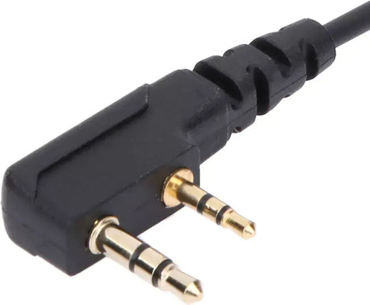 Professional Long Spiral Handsfree Micro Earpiece Ptt Lapel 2 Pin Two-Way Radios Transceivers Baofeng-original 8pcs Tc-406