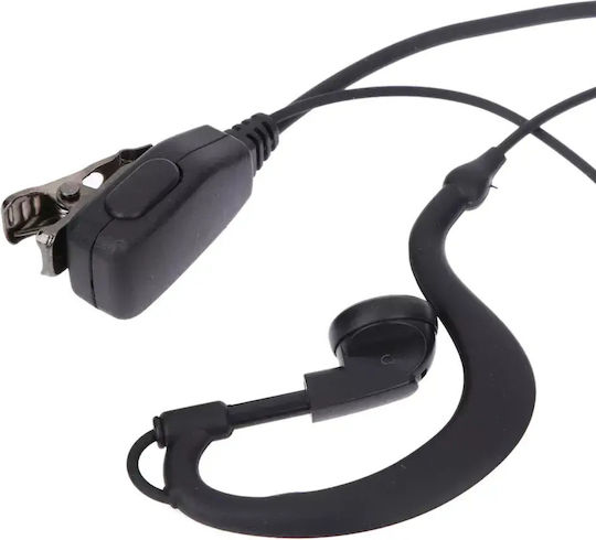 Professional Long Spiral Handsfree Micro Earpiece Ptt Lapel 2 Pin Two-Way Radios Transceivers Baofeng-original 2pcs Tc-404