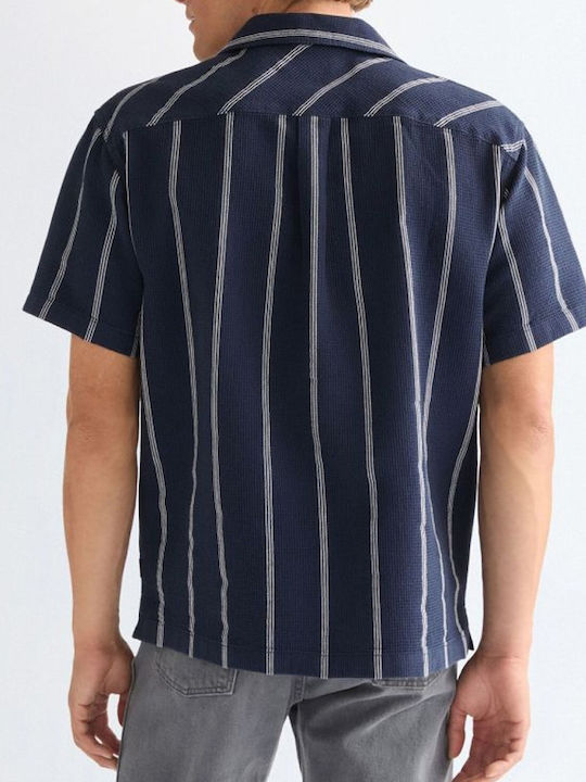 Resort Shirt Κοντομάνικο Πουκάμισο Ριγέ Navyblue
