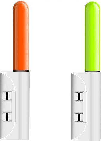 Bite Indicator Fishing Sound Led Light Rod Tip 2x