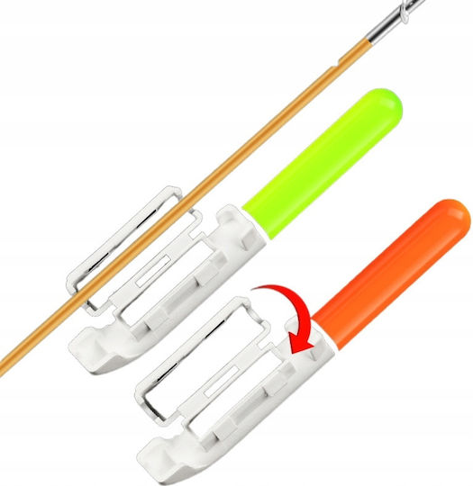 Bite Indicator Fishing Sound Led Light Rod Tip 2x