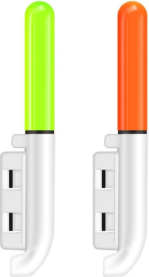 Bite Indicator Fishing Sound Led Light Rod Tip 2x