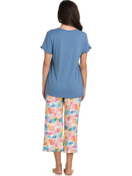 Primavera Summer Women's Pyjamas Set Blue P250