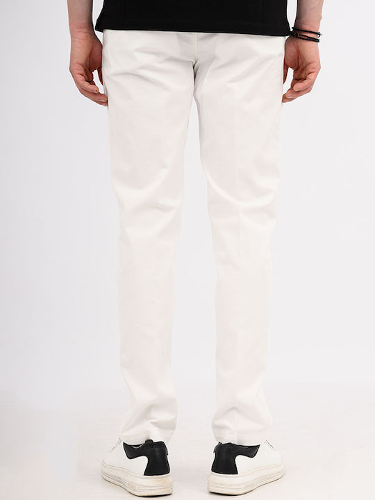 Fourten Industry Herrenhosen Chino Weiß