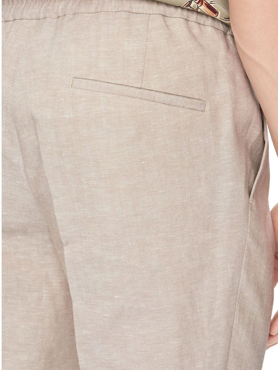 Getlin251f3 Chino Trousers Ecru