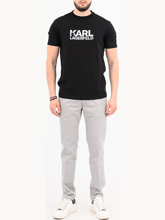 Pantaloni Chino Elastici Slim Fit Gri