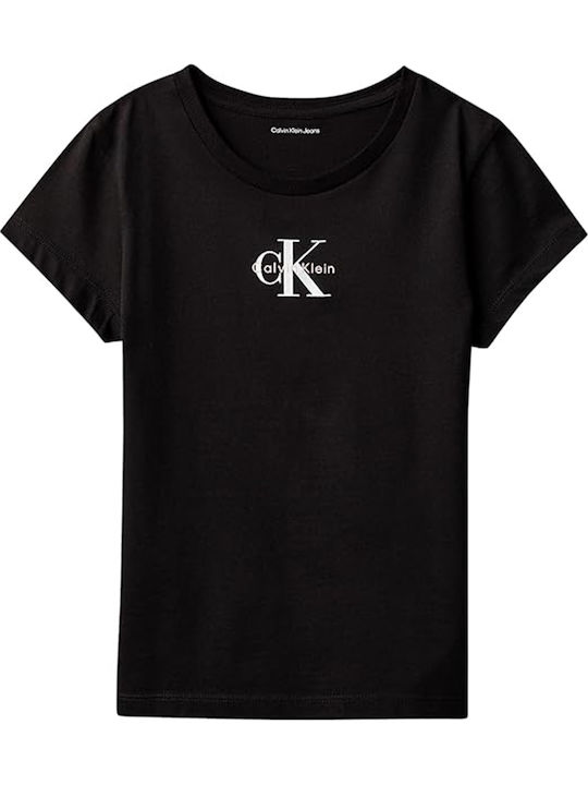 Παιδικό T-shirt Μαύρο Monogram Top