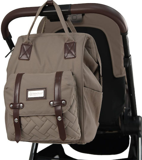Bebe Stars Mythos Reversible Baby Stroller Suitable for Newborn Natural Beige