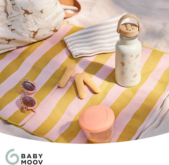 Babymoov Sticlă Pentru Copii Din Oțel Inoxidabil Cu Pai Antivărsare Gri 350ml