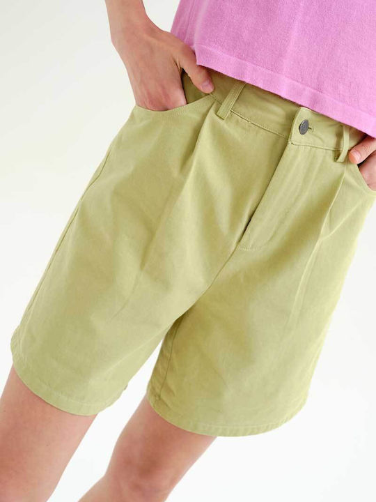 Women's High Waist Shorts Green