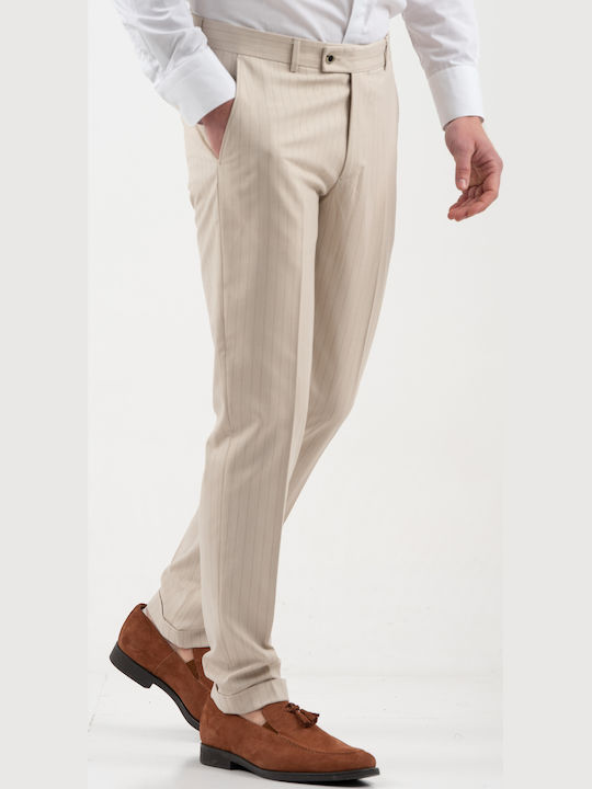 Men's Suit with Slim Fit Beige