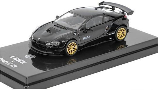 Modell Auto Bmw I8 Liberty Walk 2018 Schwarz Maßstab 1:64 Para64