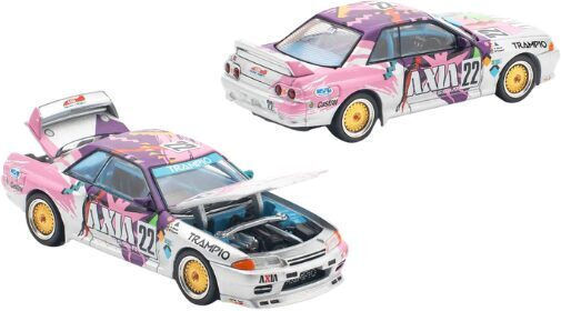 Model Mașină Nissan Skyline GT-R R32 #22 Scara 1:64 Pop Race Pr640103
