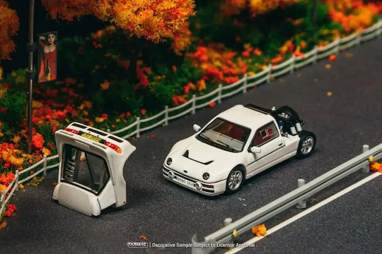Μοντέλο Αυτοκινήτου Ford Rs200 Λευκό 1:64 Tarmac Works