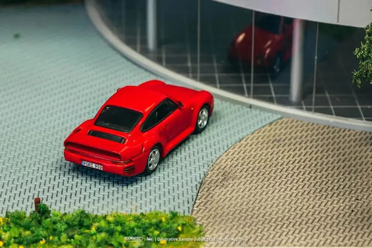 Model Mașină Porsche 959 Roșu 1:64