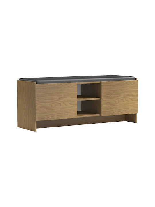 Ξύλινη Παπουτσοθήκη Zulla 110x37x43cm