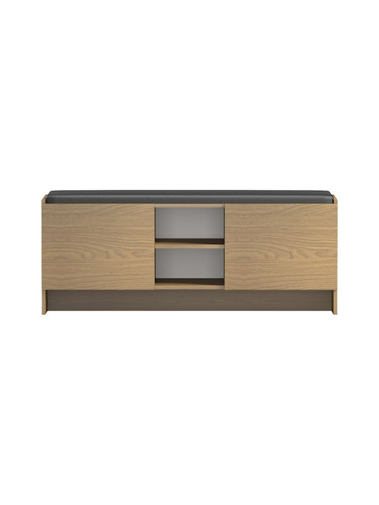 Ξύλινη Παπουτσοθήκη Zulla 110x37x43cm