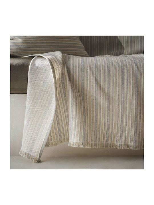Gofis Home Nymeria Decken & Couchdecken Viersitzer-Sofa Überwurf 180x350cm Graue