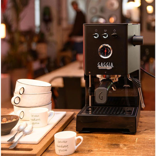 Gaggia Classic Up Espresso Machine 9bar Pressure Black