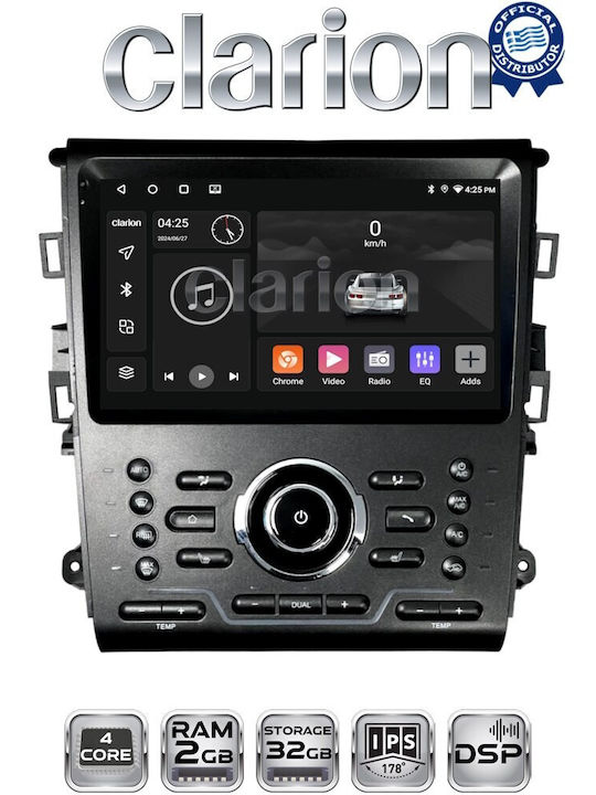 Clarion Car Audio System for Ford Mondeo 2014 Bluetooth USB WiFi GPS Apple CarPlay Android Auto