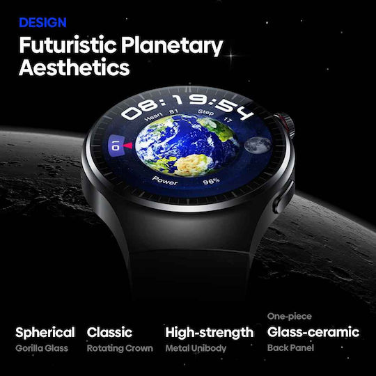 Zeblaze Thor Ultra Smartwatch with Heart Rate Monitor (Black)