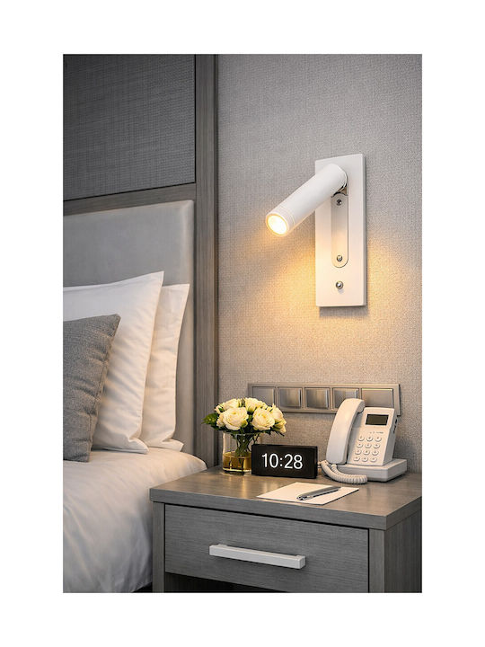 Home Lighting Lamp Wall LED White 7.5x14.5x7.5cm Home Lighting Lamp Wall LED White 7.5x14.5x7.5cm