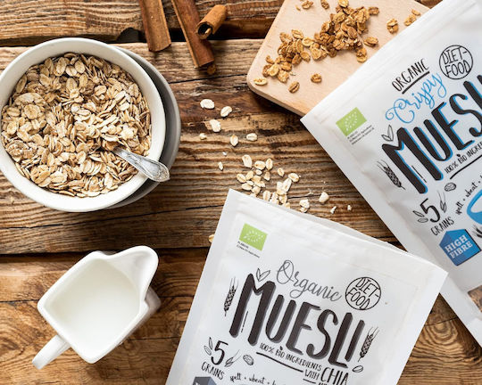 Diet Food Organic Crunchy Muesli Chia 200g 18708