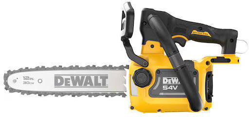 DEWALT Battery Chainsaw Solo Brushless 54V 4.5kg with 30cm Blade