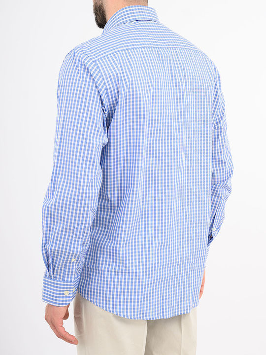 Long Sleeve Shirt in Regular Fit Oceanblue
