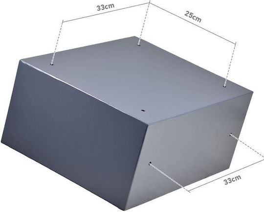 Unimac Safe With Digital Lock and Key L43xW35xH20cm