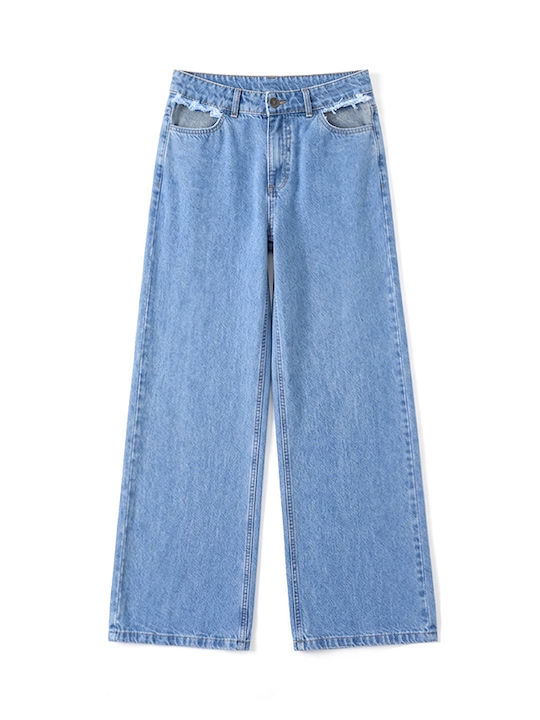 Women's Jean Pants in Wide Leg Style