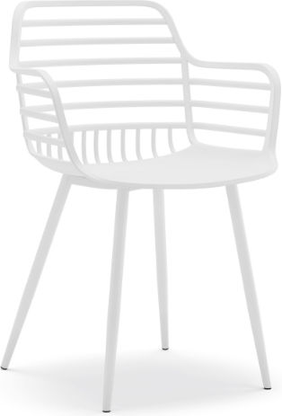 Καρέκλα Candy Ch534wh Λευκό 52x56.5x81.5εκ.