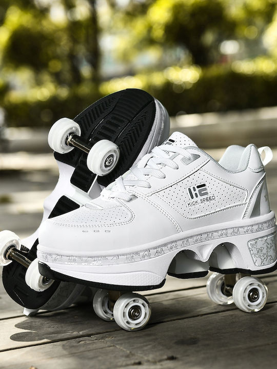 Inline Rollers Λευκά Ενηλίκων