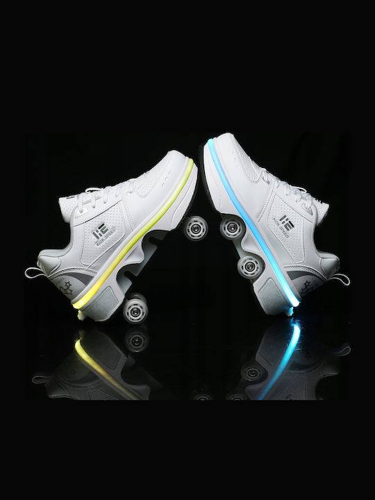 Inline Rollers Λευκά Ενηλίκων
