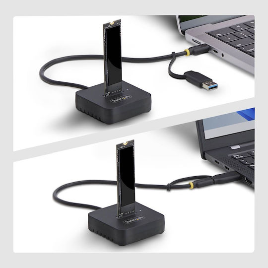 StarTech Stație de Andocare pentru Hard Disk-uri SATA cu Conexiune USB-C (1USB3-NVME-DOCK)