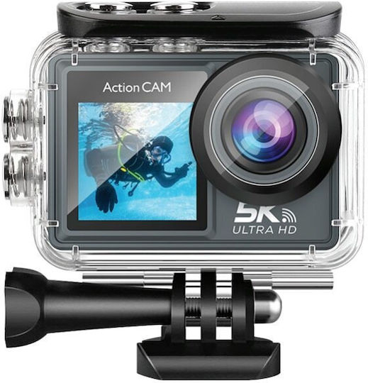 Cameră de Acțiune eXtreme Action PRO 128GB 5K Subacvatică (cu Husă) Cameră Video Sport LikeSmart eXtreme Action PRO 5K Ultra HD cu Ecran Tactil și Wi-Fi