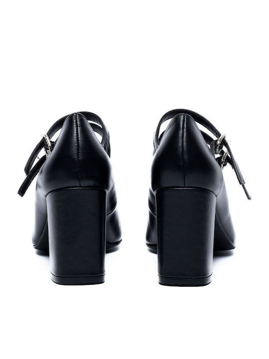 Pumps mit Riemen Schwarze BRU 232-7501-1 Schwarz