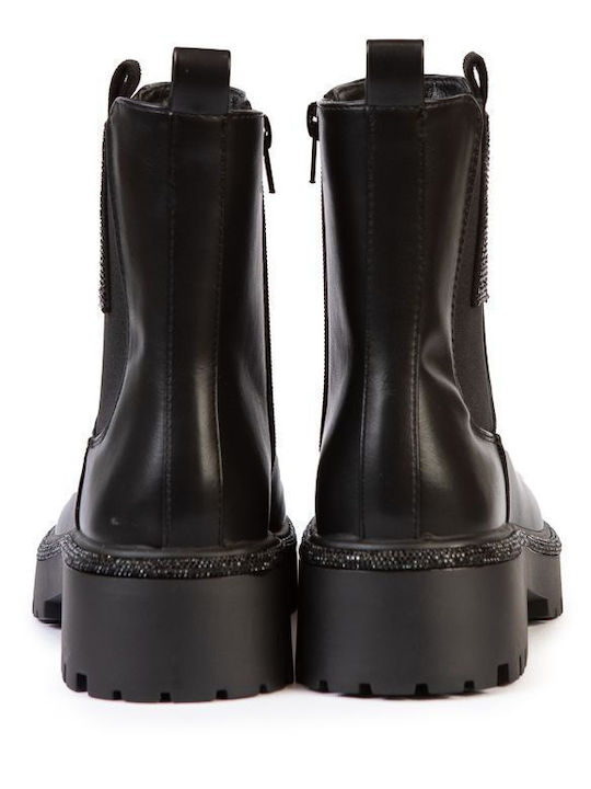 Damen Chelsea-Stiefel Schwarz