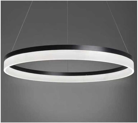 Lightplanet LED Smart Висящо Таванно Осветително Тяло Черно 60x60см