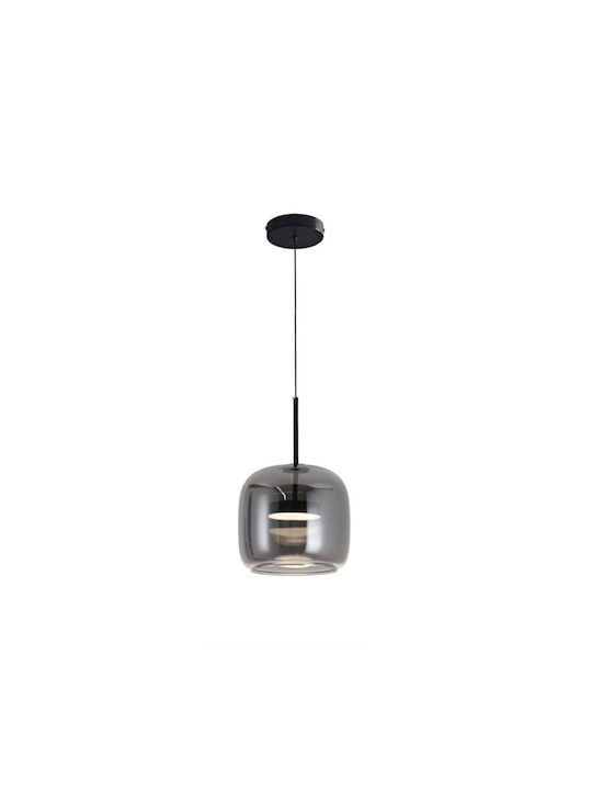 Atman Adjustable Pendant Ceiling Light Black LED with Adjustable White Light