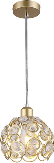 Agora Lighting Κρεμαστό Φωτιστικό Χρυσό 18x20x90εκ. Agora Lighting Κρεμαστό Φωτιστικό Χρυσό 18x20x90εκ.