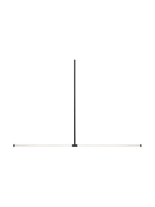 Beliani Hängelampe Schwarz LED