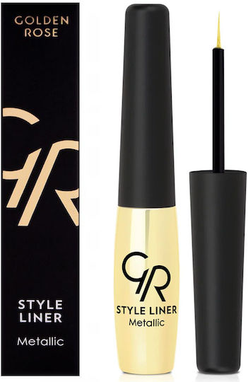 Golden Rose Style Liner Metallic Lichid Eyeliner 6.5ml
