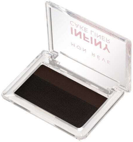 Mon Reve Infiny Cake Liner Water-activated Eyeliner in Powder Form with Incredible Color Payoff 3g - 01 Black & Brown