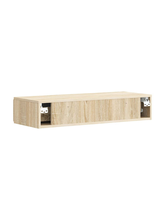 Noptieră Din Lemn Bej 87.5x34.5x17cm