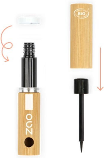 Zao Organic Makeup Refillable Felt Tip Long Stay Felt Tip Eye Liner 4.5gr