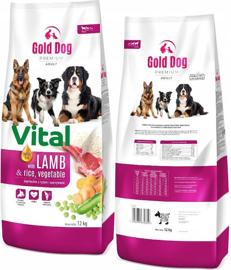Nutra Gold 12kg Dry Dog Food with Lamb and Rice