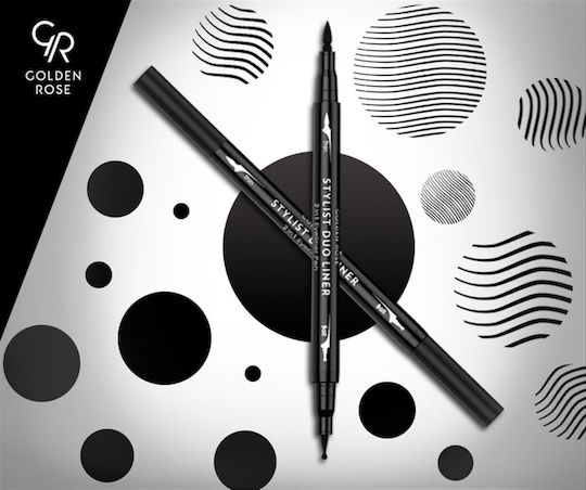 Golden Rose Stylist Duo Liner Long Stay Pen Eye Liner 1.6ml