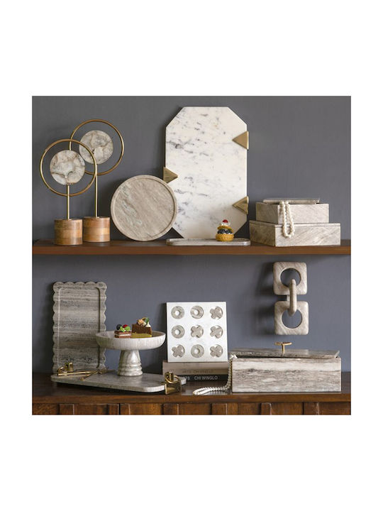 Artekko Agate Room Decorative From Metallic 20x10x38cm