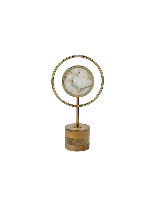 Artekko Agate Room Decorative From Metallic 20x10x38cm